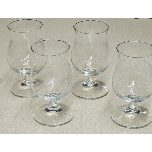 Set 4 Cordial Liqueur Stout Tasting Glasses 4.25" Tall Craft Beer Barware - Picture 2 of 7